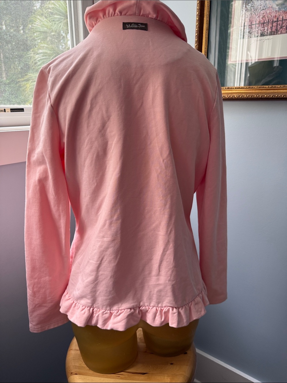 Matilda Jane Light Pink Ruffle-Front Jacket - Picture 7 of 12
